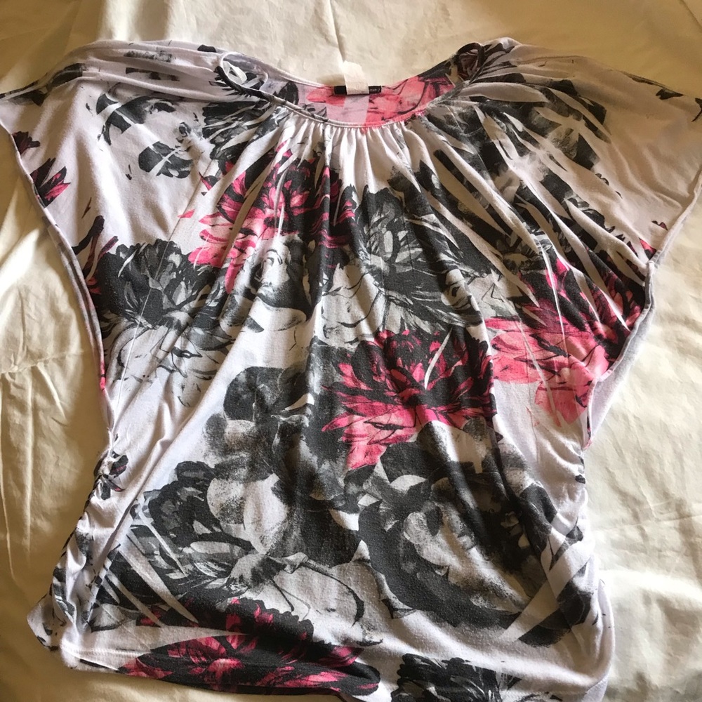 Pink and black Espresso top